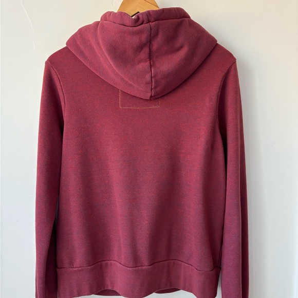 Aviator Nation Burgundy Hoodie with Rainbow Stripes - Picture 3 of 3